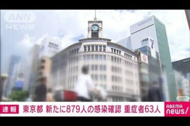 新型コロナ　東京の新規感染879人　重症63人(2021年5月2日)