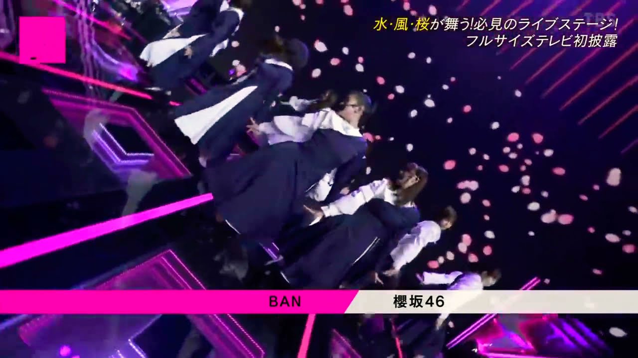 櫻坂46 ban in CDTV Live