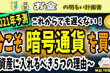 【2021年予測】今こそ暗号通貨を買う！これから参入・買い増しするべき５つの理由　＃０３８　 Bitcoin BTC XRP XDC リップル 仮想通貨　初心者　暗号資産　ビットコイン