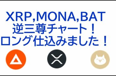 【仮想通貨 XRP, MONA, BAT】逆三尊の確認 短期で爆益間近？ 2021年5月8日