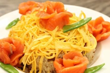 母の日やひな祭りに！ちらし寿司ケーキの作り方 | How to make chirashi-zushi cake