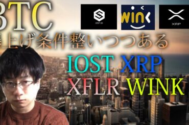 【仮想通貨ビットコイン，スパークトークン,リップル,IOST,WINK】BTC爆上げ条件揃いつつある。第二波バブル佳境へ。