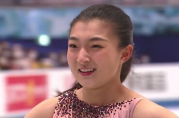 坂本花織　2021年　国別対抗戦　SP　Kaori Sakamoto 2021 World Figure Skating Team Trophy SP