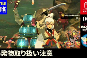 003「爆発物取り扱い注意」バトルチャレンジ攻略『ゼルダ無双 厄災の黙示録』