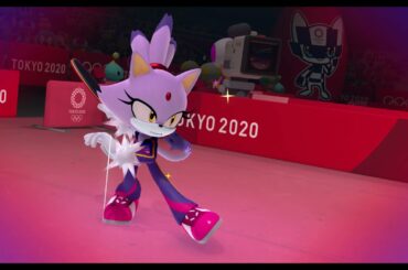 Mario & Sonic at the Olympic Games Tokyo 2020 - Table Tennis (Singles) #14 (Blaze)