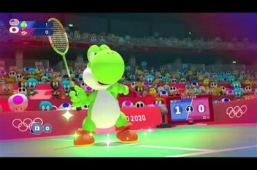 Mario & Sonic at the Olympic Games Tokyo 2020 - Badminton #2 (Yoshi)