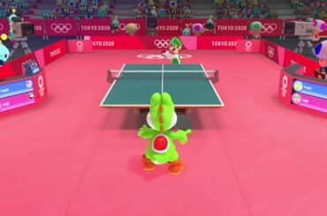 Mario & Sonic at the Olympic Games Tokyo 2020 - Table Tennis #1 (Yoshi)