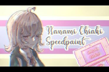 Chiaki Nanami Speedpaint | IbisPaint | Danganronpa | 七海千秋 | ダンガンロンパ | Clip Studio Paint| Reupload