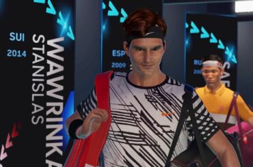 【AO TENNIS 2】ゼブラユニフォーム！錦織圭 v フェデラー - 全豪 2017