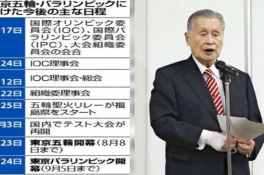 ✅  東京五輪・パラリンピック大会組織委員会の森喜朗会長（８３）は１１日、女性蔑視（べっし）と受け取れる自身の発言の責任を取って辞任する意向を固め、組織委幹部らに伝えた。１２日の組織委の緊急会合で表明