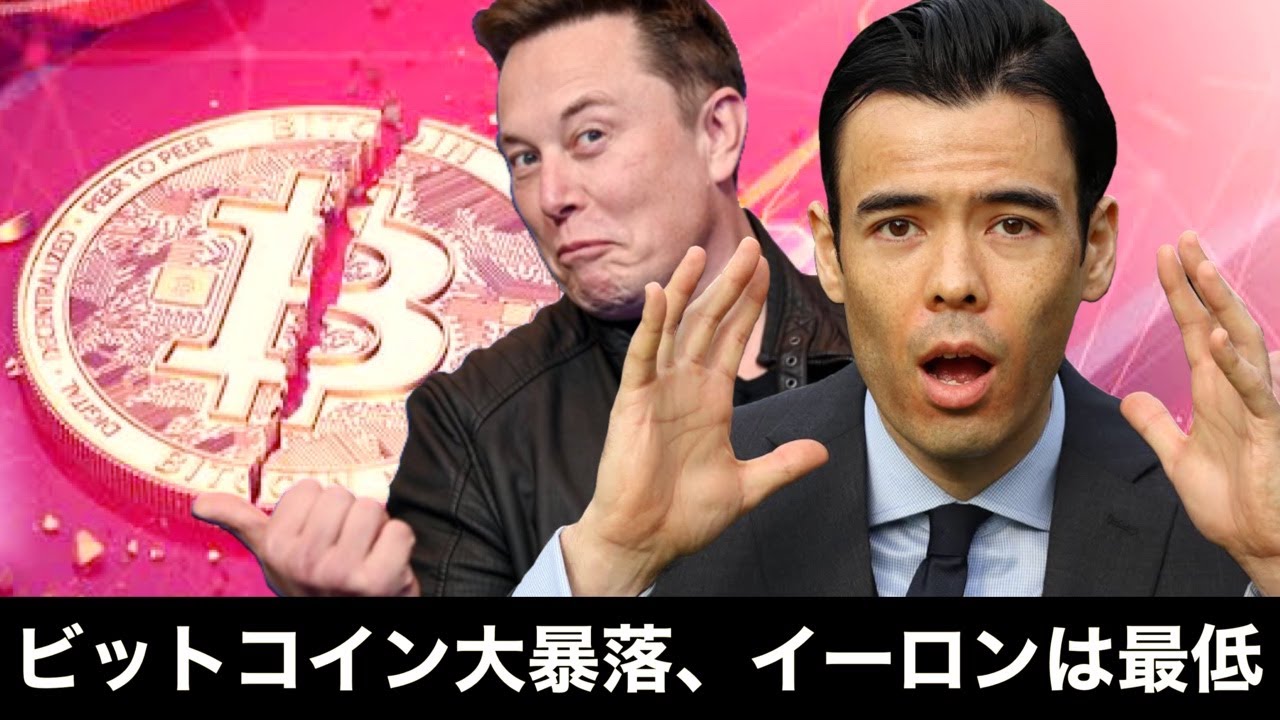 ビットコイン大暴落、イーロンマスクは最低