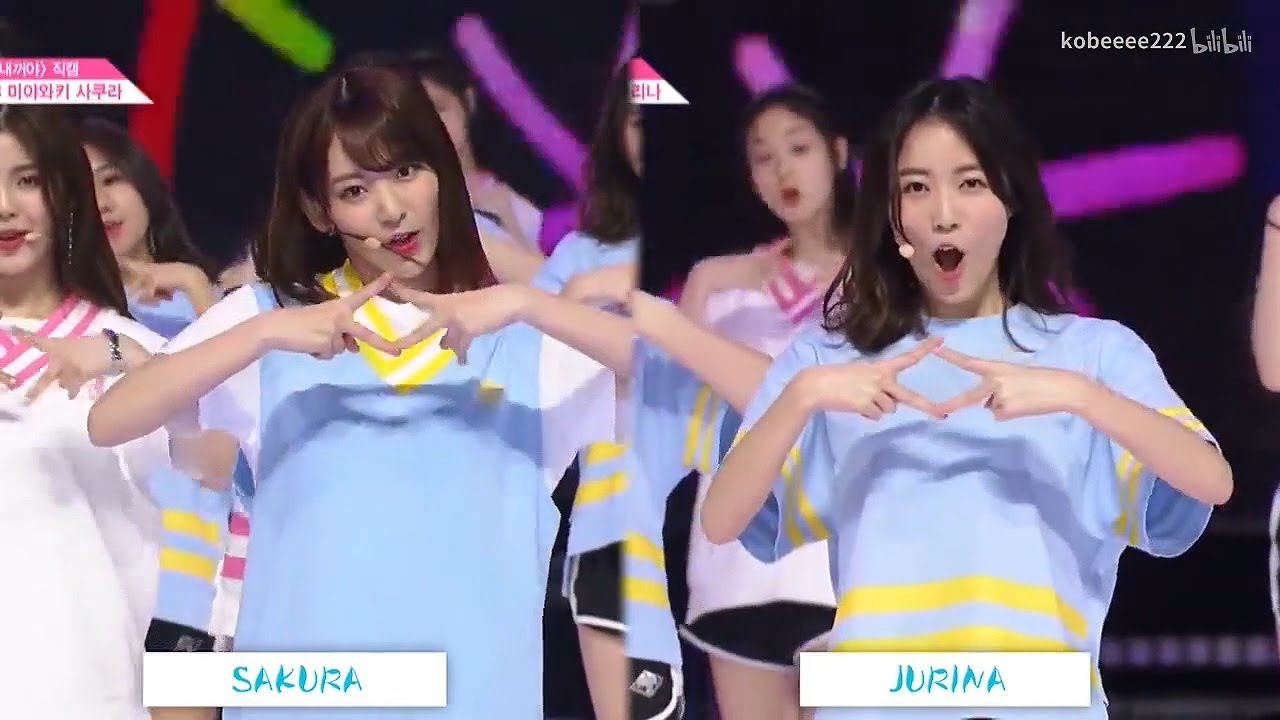 Miyawaki Sakura & Matsui Jurina Dance Comparison PRODUCE48 NEKKOYA 宮脇咲良 松井珠理奈 IZ*ONE