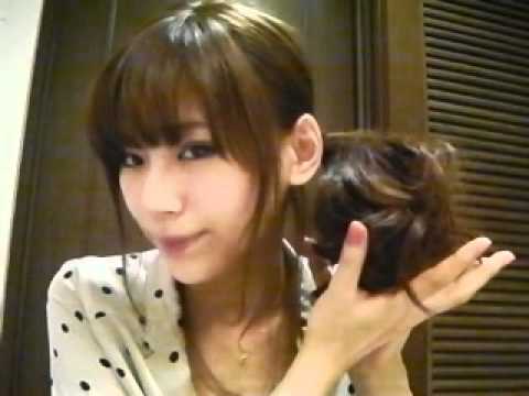 西内まりや「動画でヘアアレンジ( ´ ▽ ` )」