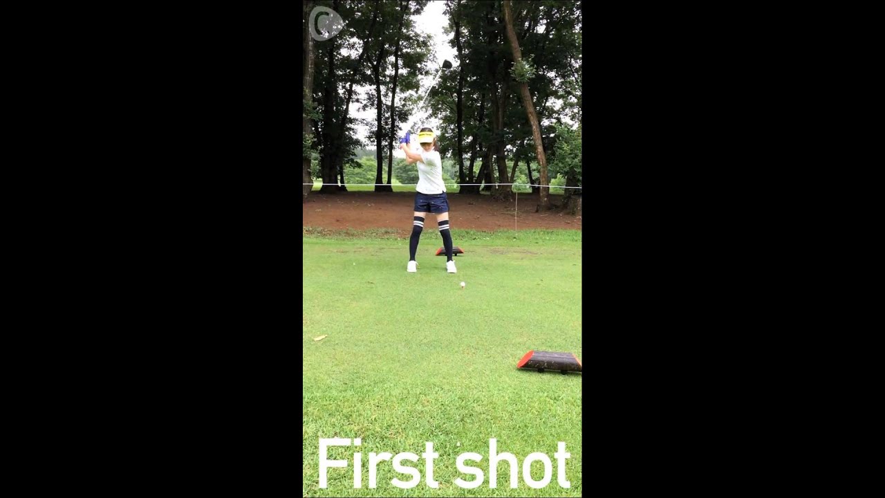 ノンノモデル鈴木友菜、初めてのゴルフ「あ、あ、当たらない、どうしよ~~!」no-non C CHANNEL