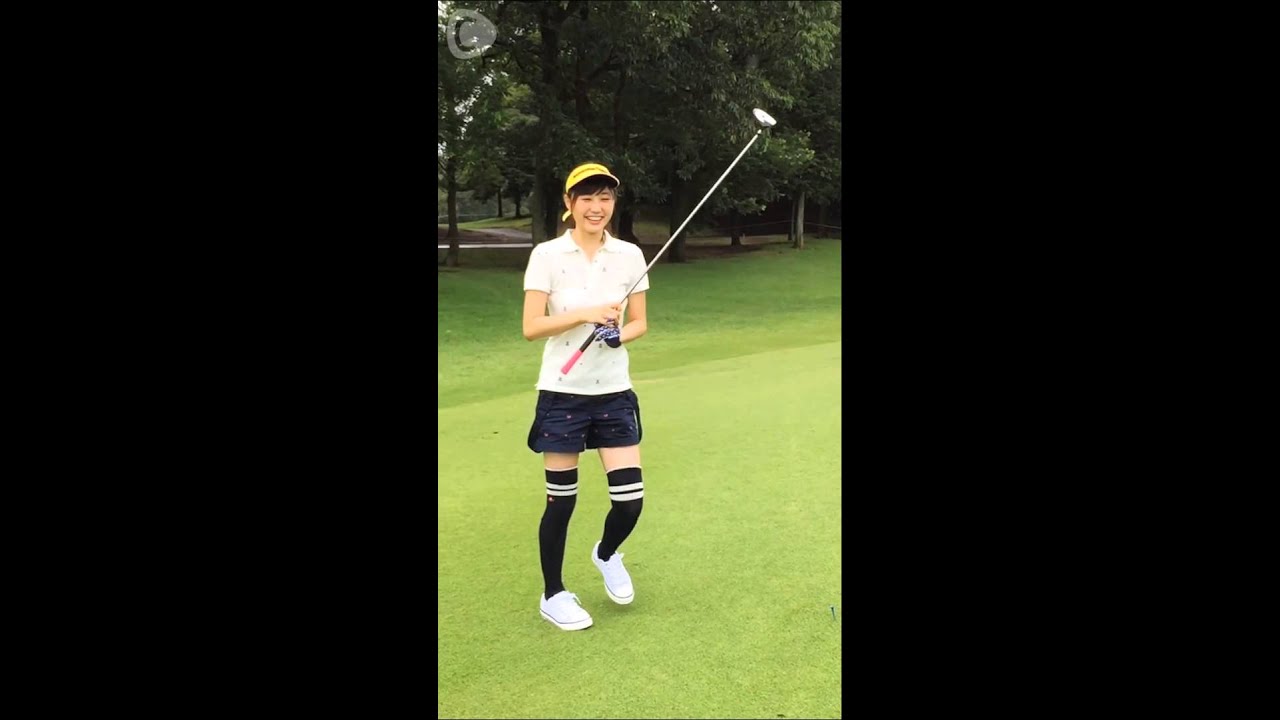 ノンノモデル鈴木友菜、ついにナイスショットが! 「当たると、ほんと気持ちいい~」 no-non C CHANNEL