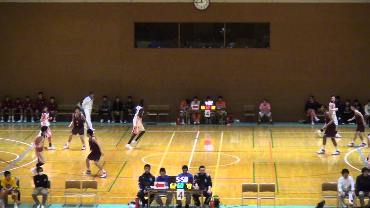 桜丘vs明成(4Q)高校バスケ 2015 KAZU CUP