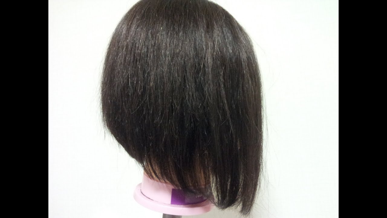 芸能人 髪型 前下がりボブ 米倉涼子 風に 立体的に見て作る 彫刻カット Yayafa