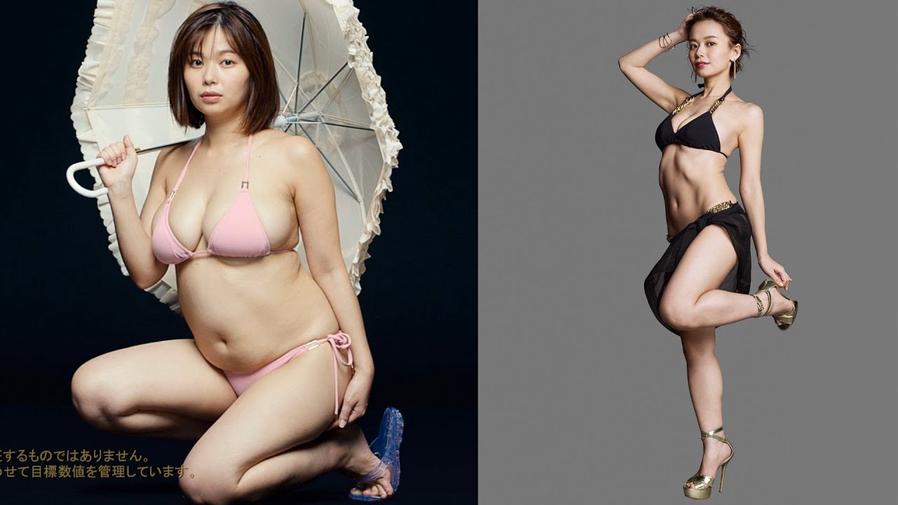 グラドル和地つかさ、-10.8kg!膨れたお腹からスタイリッシュなボディラインへ/RIZAP CM