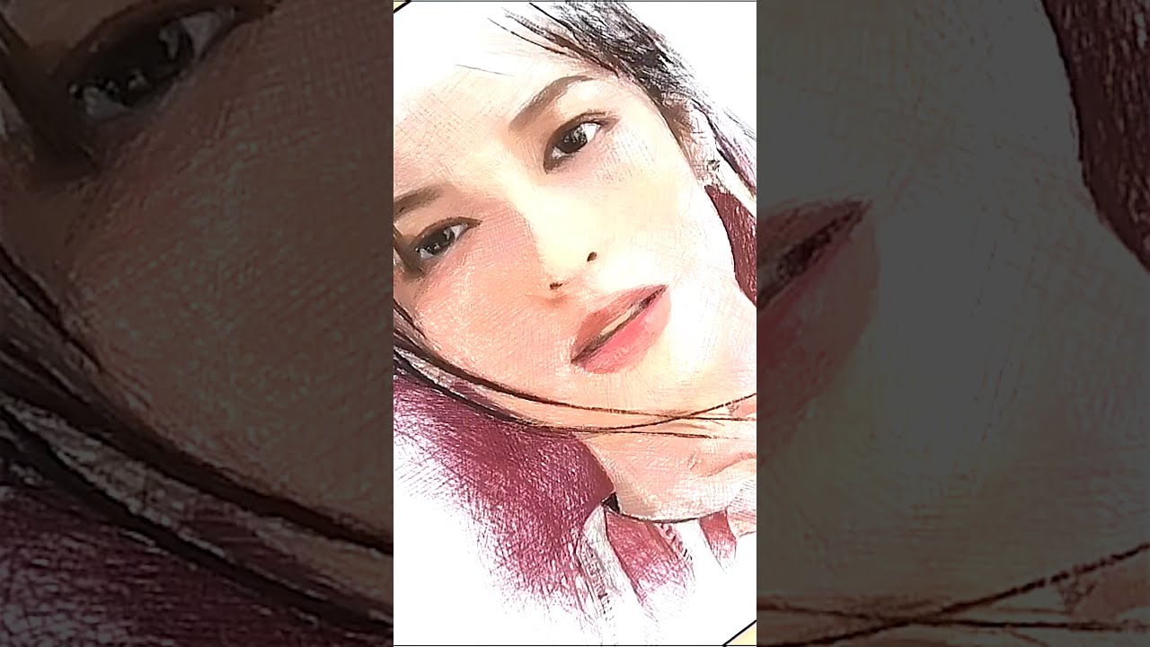 【イラスト】森絵梨佳 描いてみた【Speed Drawing Erika Mori】Arty Coaty #shorts