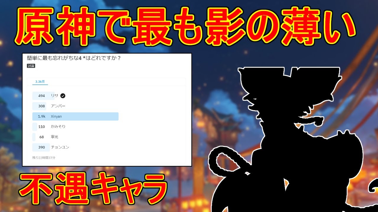 【原神】原神で最も不遇なキャラ知ってますか?【攻略解説】【ゆっくり実況】