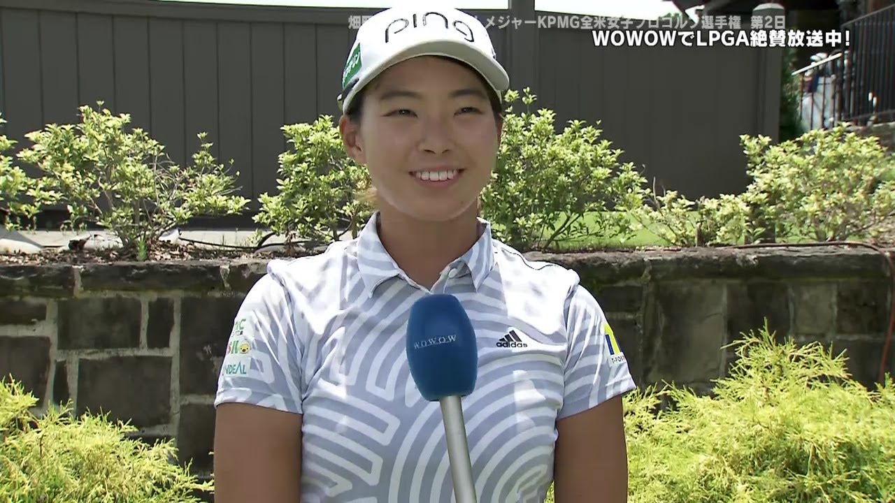 渋野日向子 第2日終了後インタビュー/<メジャー> KPMG全米女子プロゴルフ選手権【WOWOW】