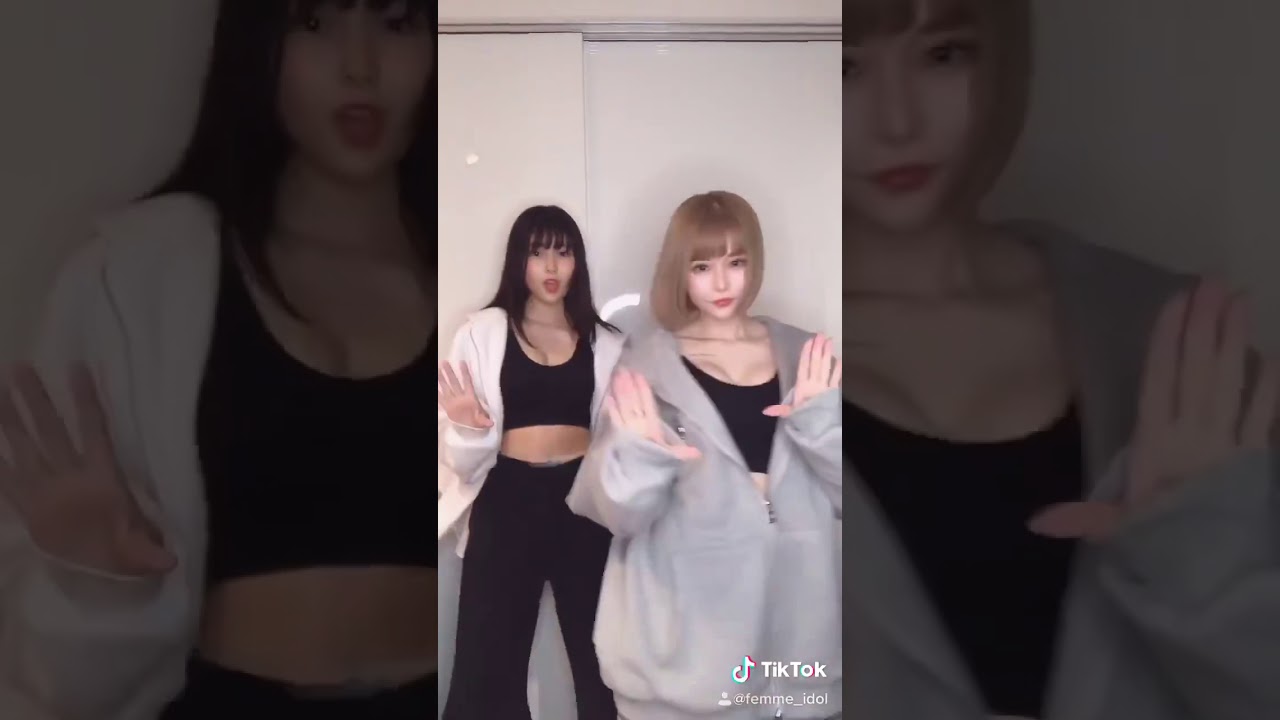 戦慄かなの 頓知気さきな セクシーバトル TikTok
