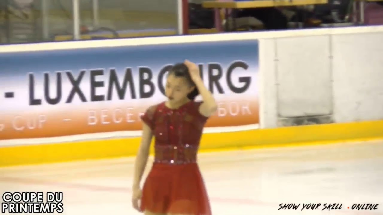 坂本花織 / Kaori Sakamoto – Coupe Du Printemps FS from March 18, 2018 – Luxembourg