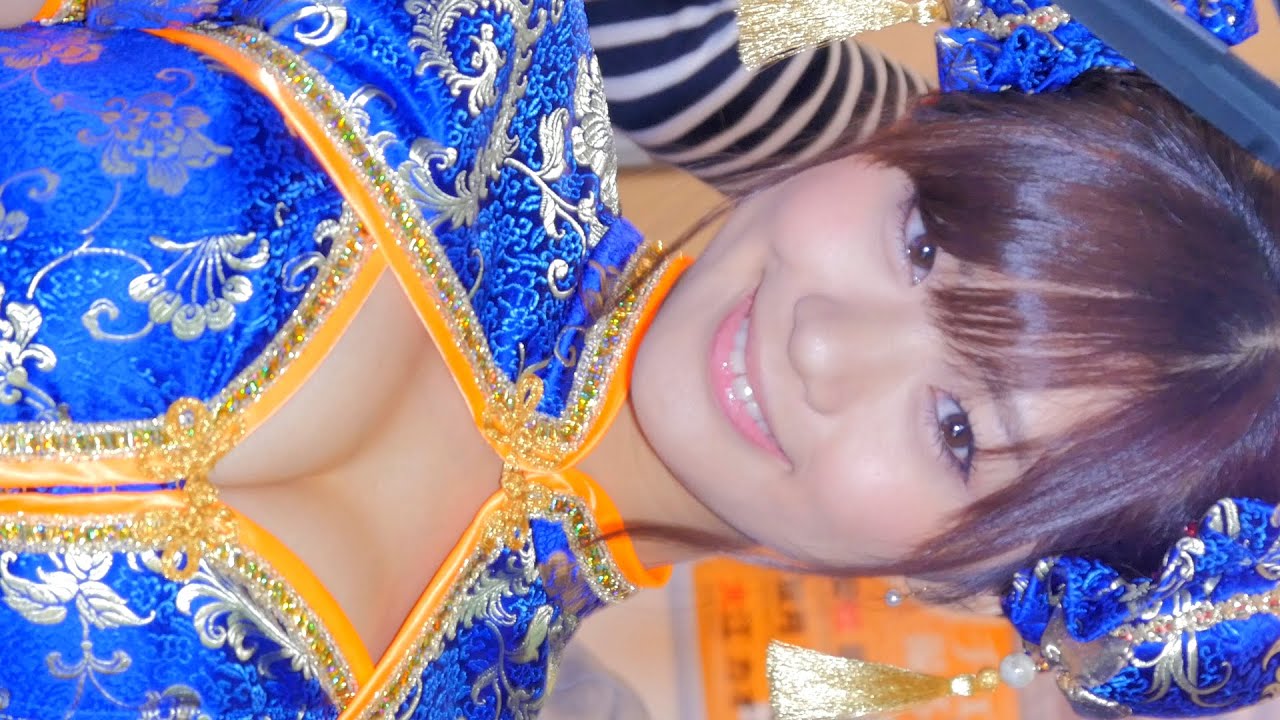 安枝瞳ちゃん❤️超人気巨乳グラドルのミニスカチャイナコスは鉄板です!