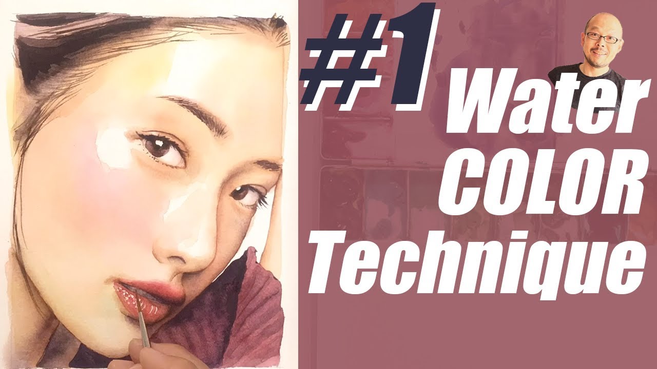 【両利きの水彩画テク】国民的人気女優の石原さとみさんを描く Watercolor/portrait/howtousewatercolor/figurepainting