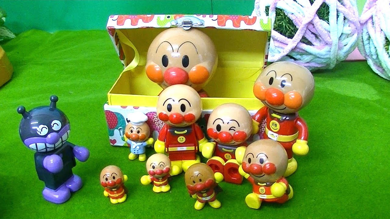 アンパンマンがたくさん!ビックリばこ☆あんあにおも)°〇°(