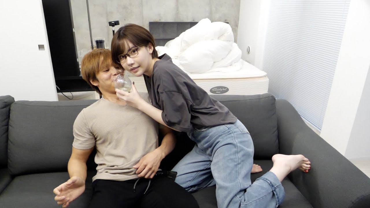 軽いノリで深田えいみの寝室でA●ごっこしてみたら演技が凄すぎた