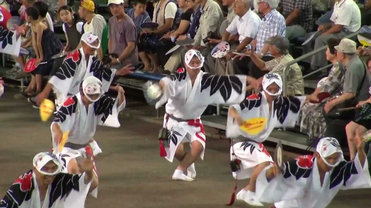 さゝ連 安めぐみ@藍場浜演舞場8月15日第1部~徳島阿波おどり2011
