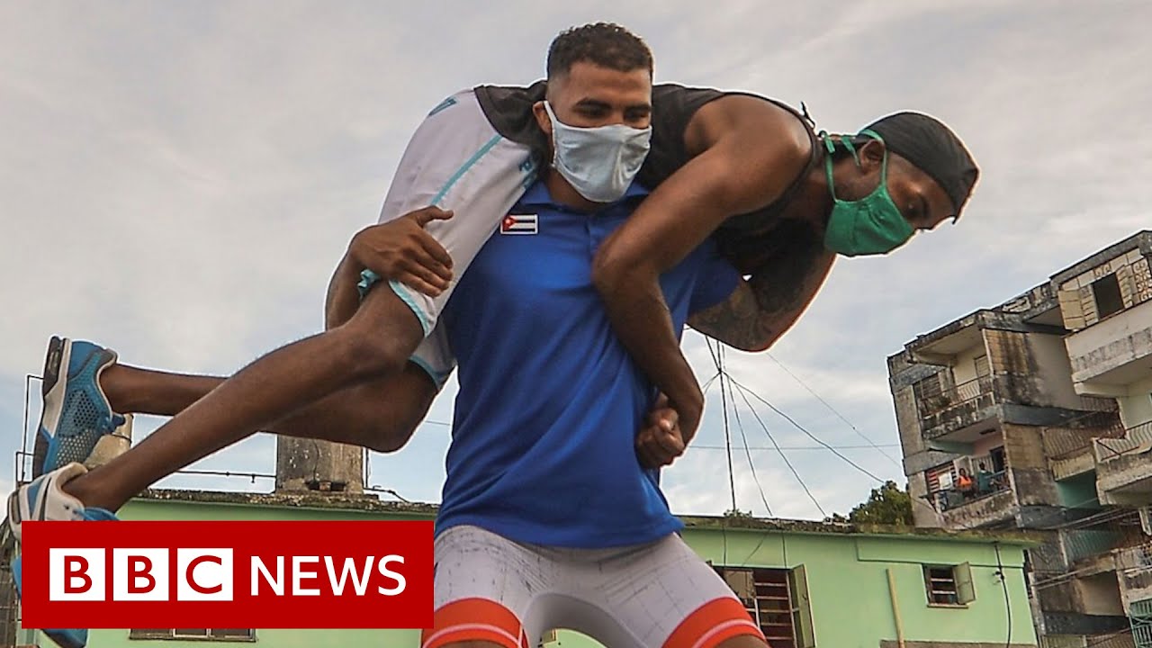 Tokyo Olympics athletes finding new ways to train in lockdown – BBC News