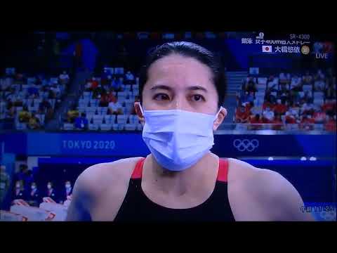 競泳女子【金】 400m 個人メドレー大橋悠依 優勝インタビュー 7月25日