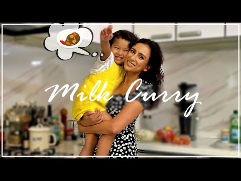 【夏バテ防止✨】栄養満点のミルクカレーを作ってみました🍛【レシピ】