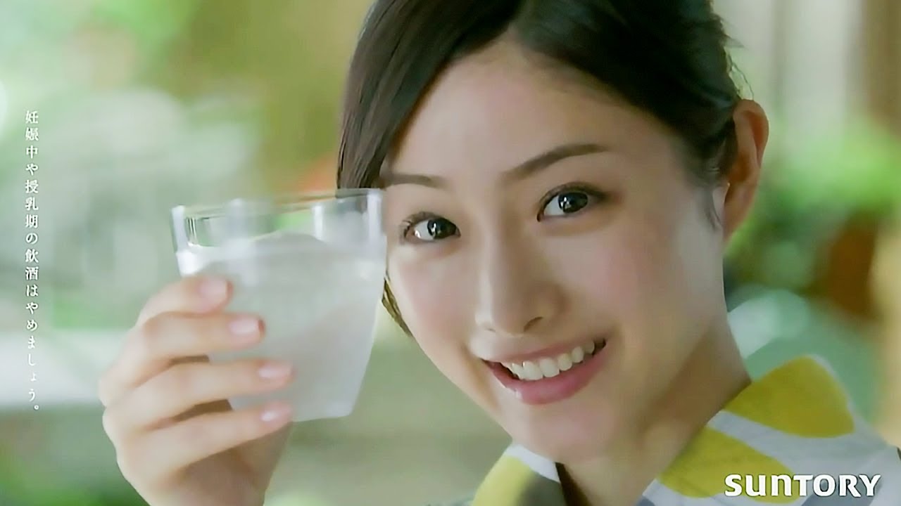 サントリーふんわり鏡月 TVCM|2014 石原さとみ「夏・あと一杯」「夏・うなじ」15秒2本