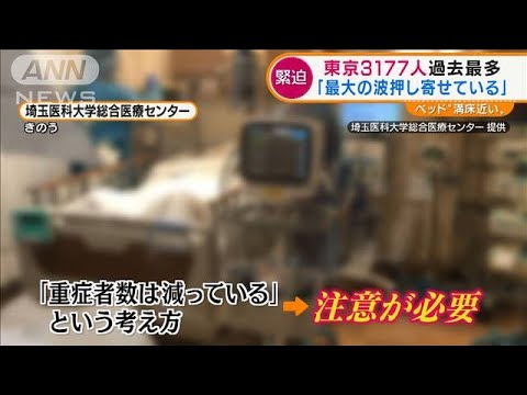 “医療崩壊”迫る・・・「重症者数減」も医師は注意喚起(2021年7月29日)