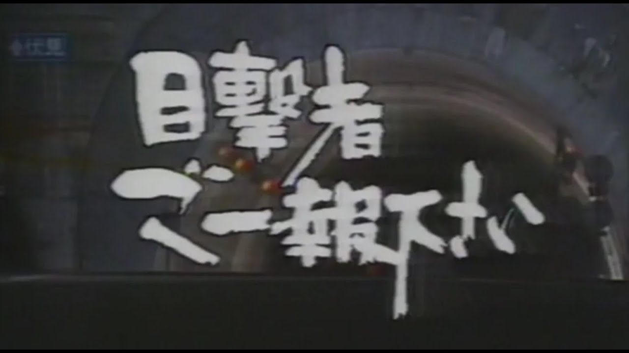 目撃者ご一報ください – 木曜ゴールデンドラマ (1983) – Japanese TV drama – "Show Me the Witness Please"