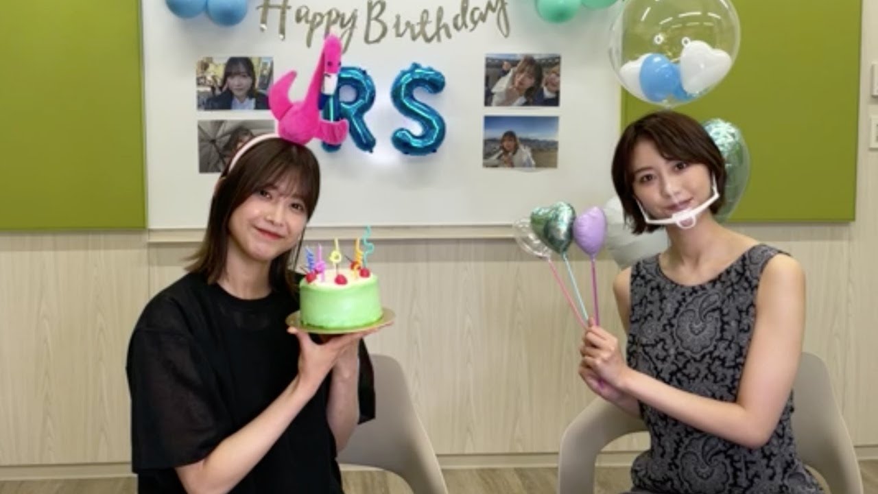 【櫻坂46】渡邉理佐&土生瑞穂 お誕生日配信 SHOWROOM 2021/07/27