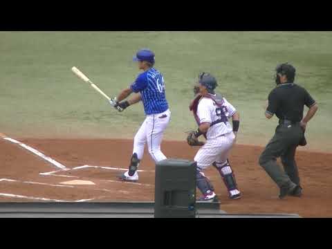 ベイスターズ2軍捕手 山本 裕大の二塁打から百瀬のバッティング【イースタン ヤクルト対 横浜DeNA2020年10月4日】