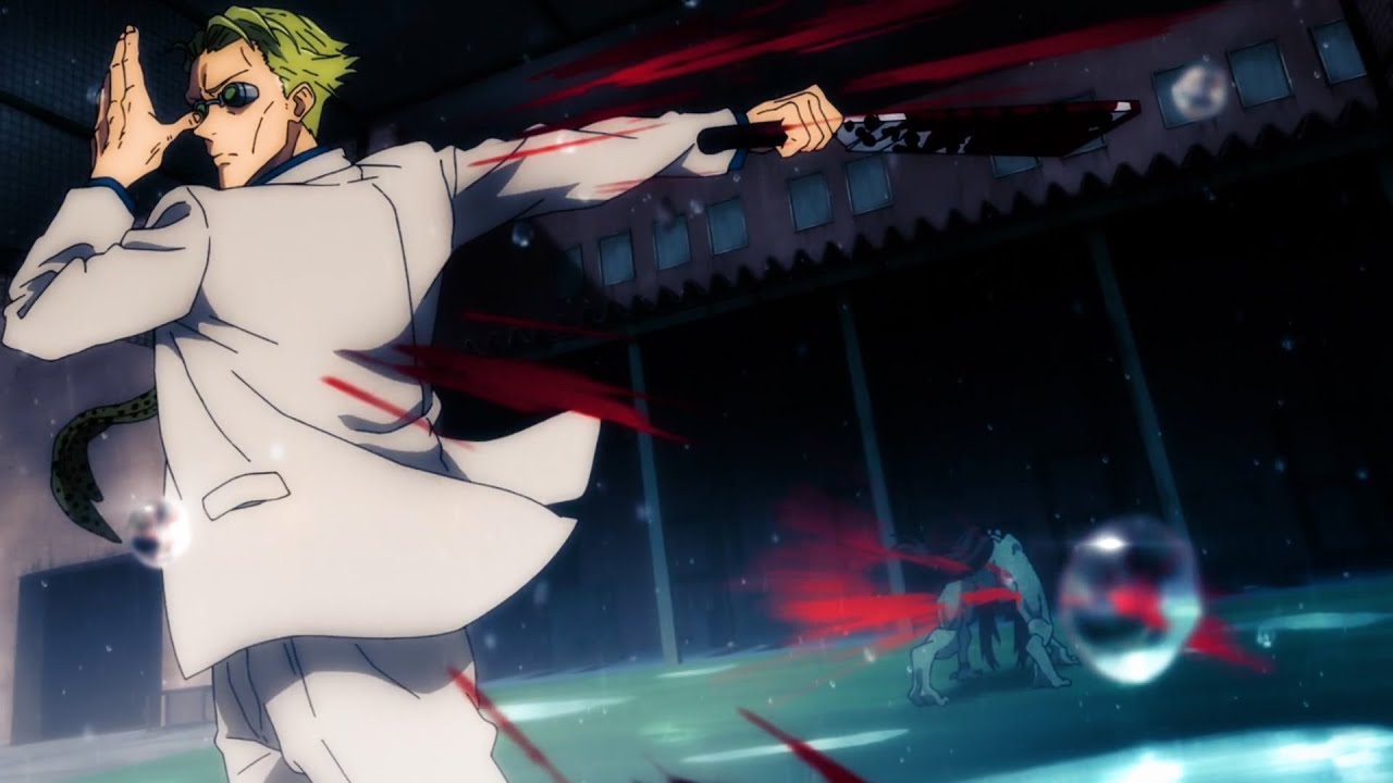 Sorcery Fight – 呪術廻戦 – Nanami used revealing one's hand to cut through Curse Spirit – Jujutsu Kaisen