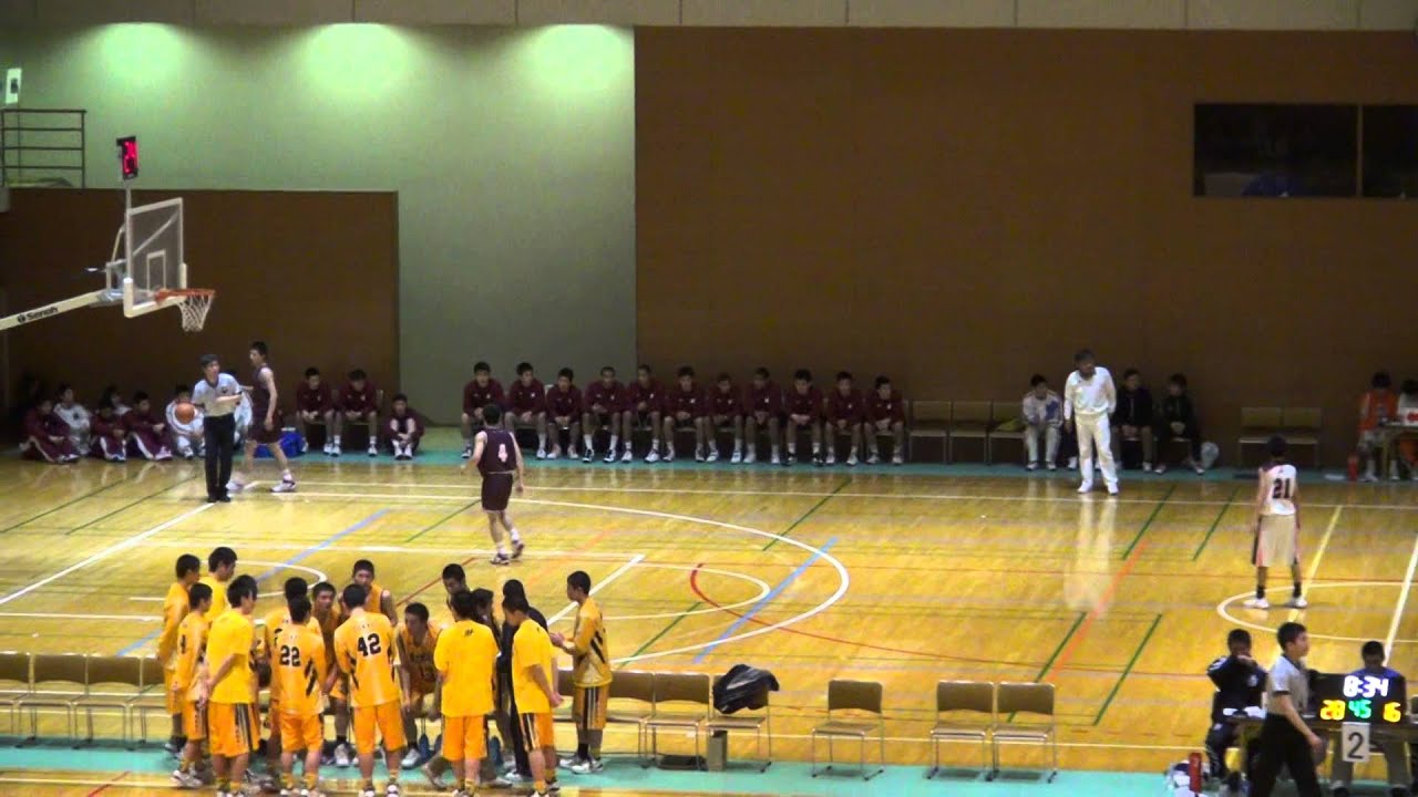 桜丘vs明成(2Q)高校バスケ 2015 KAZU CUP