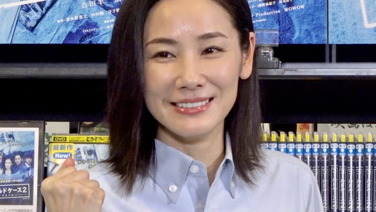 吉田羊がTSUTAYAの1日店長に!/『コールドケース2 ~真実の扉~』BD&DVDリリース記念イベント