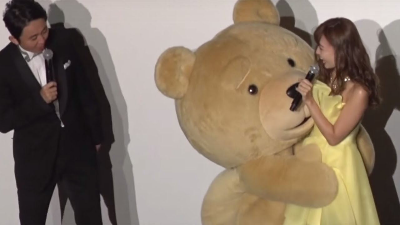 小嶋陽菜、テッドからセクハラ行為!有吉「事務所から怒られる」映画「テッド2」イベント2 #Haruna Kojima #Japanese Idol