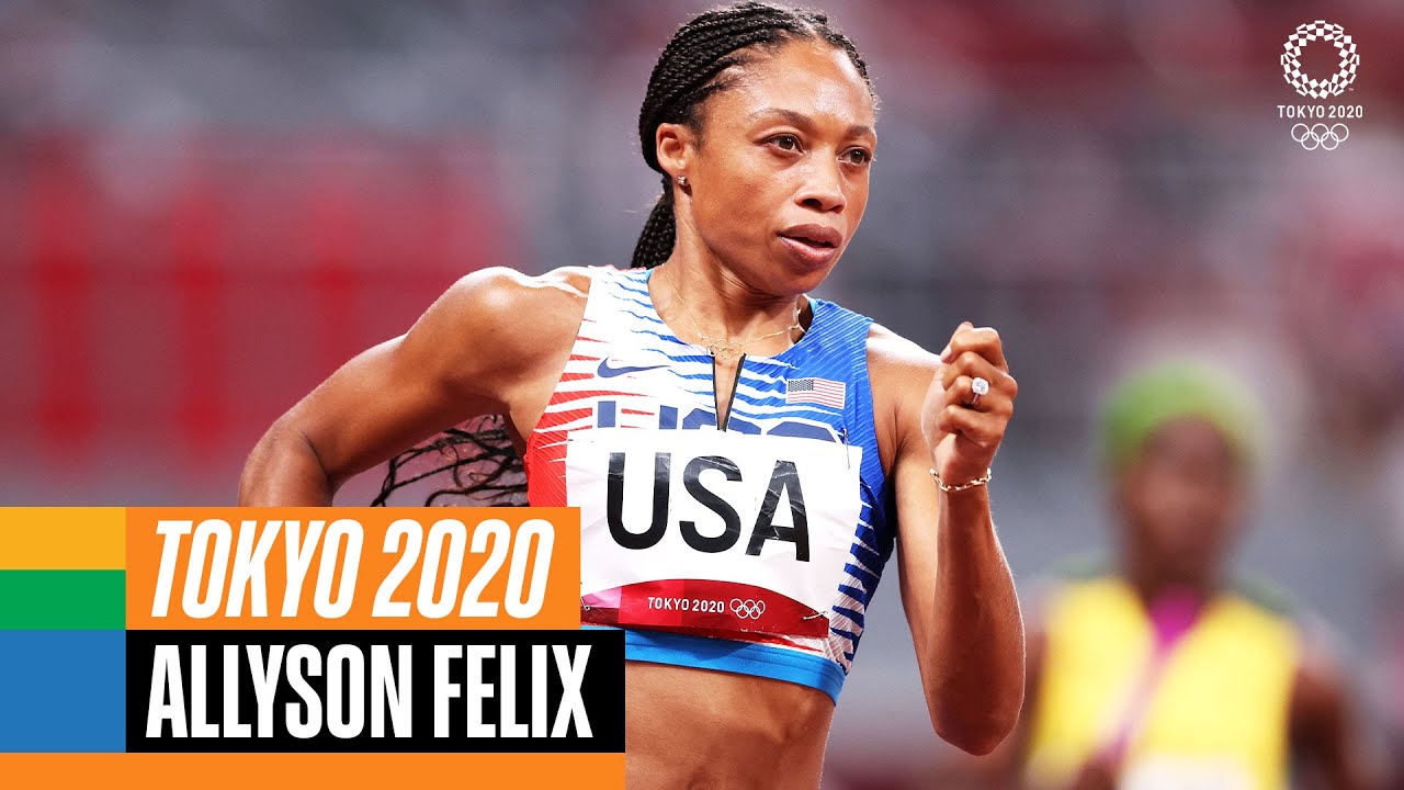 🏃♀️🇺🇸すべてのアリソンフェリックスメダルレース! | アスリートのハイライト