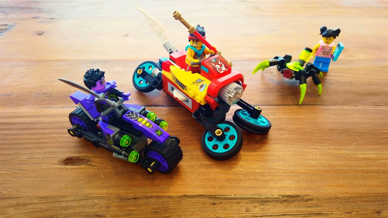 レゴ モンキーキッドのドローンバイクを組み立てます