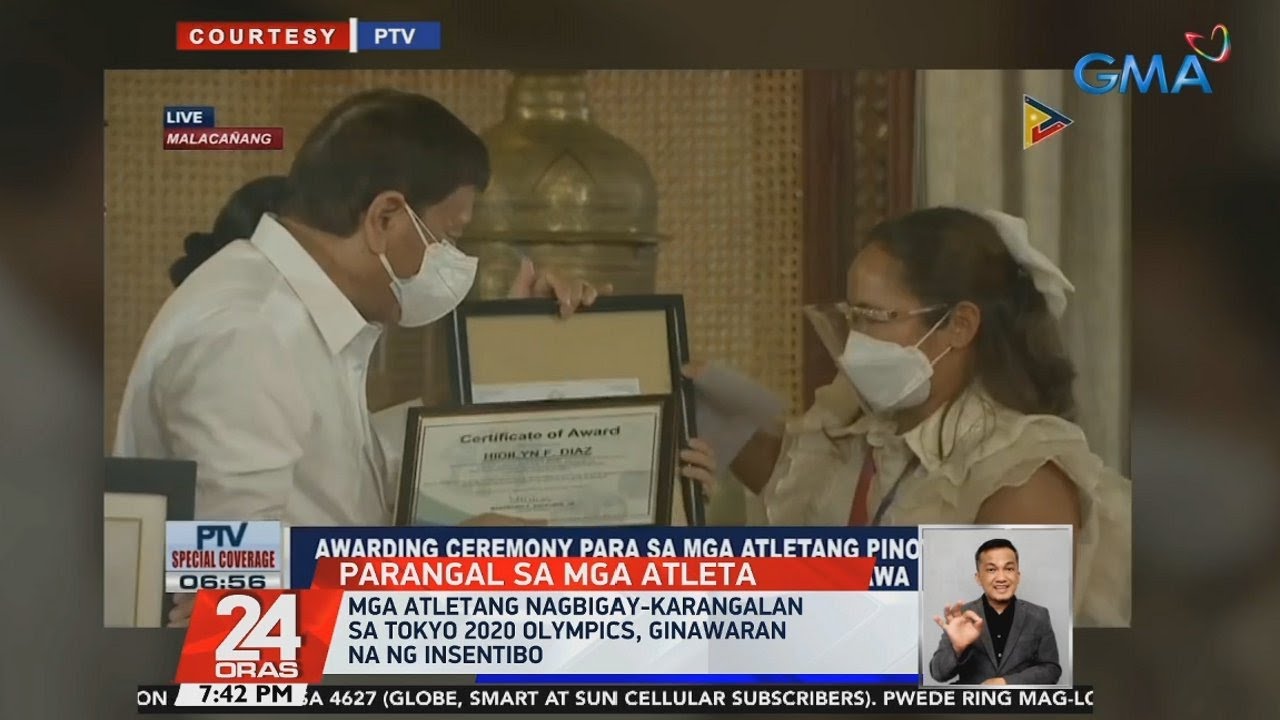 ドゥテルテは東京2020オリンピックでフィリピンのメダリストに現金インセンティブを与える| 24オラス