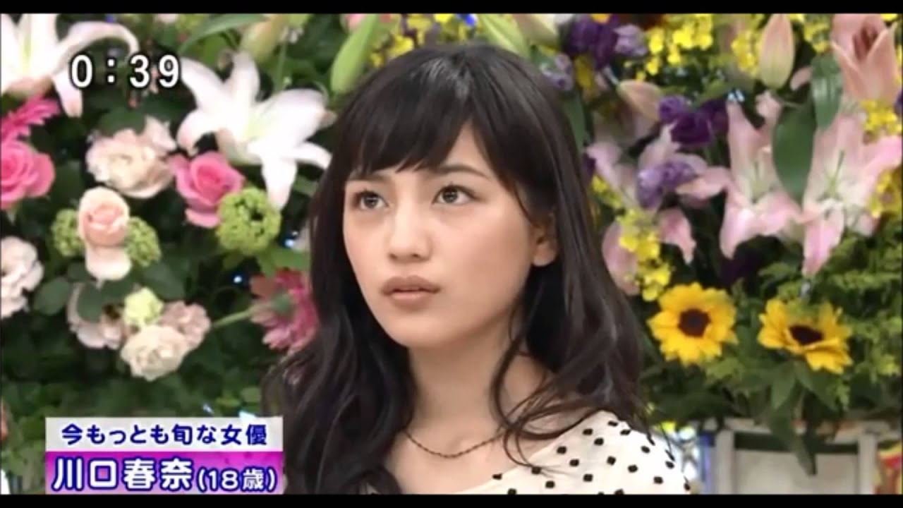 旬な女優川口春奈100Mが12秒!?