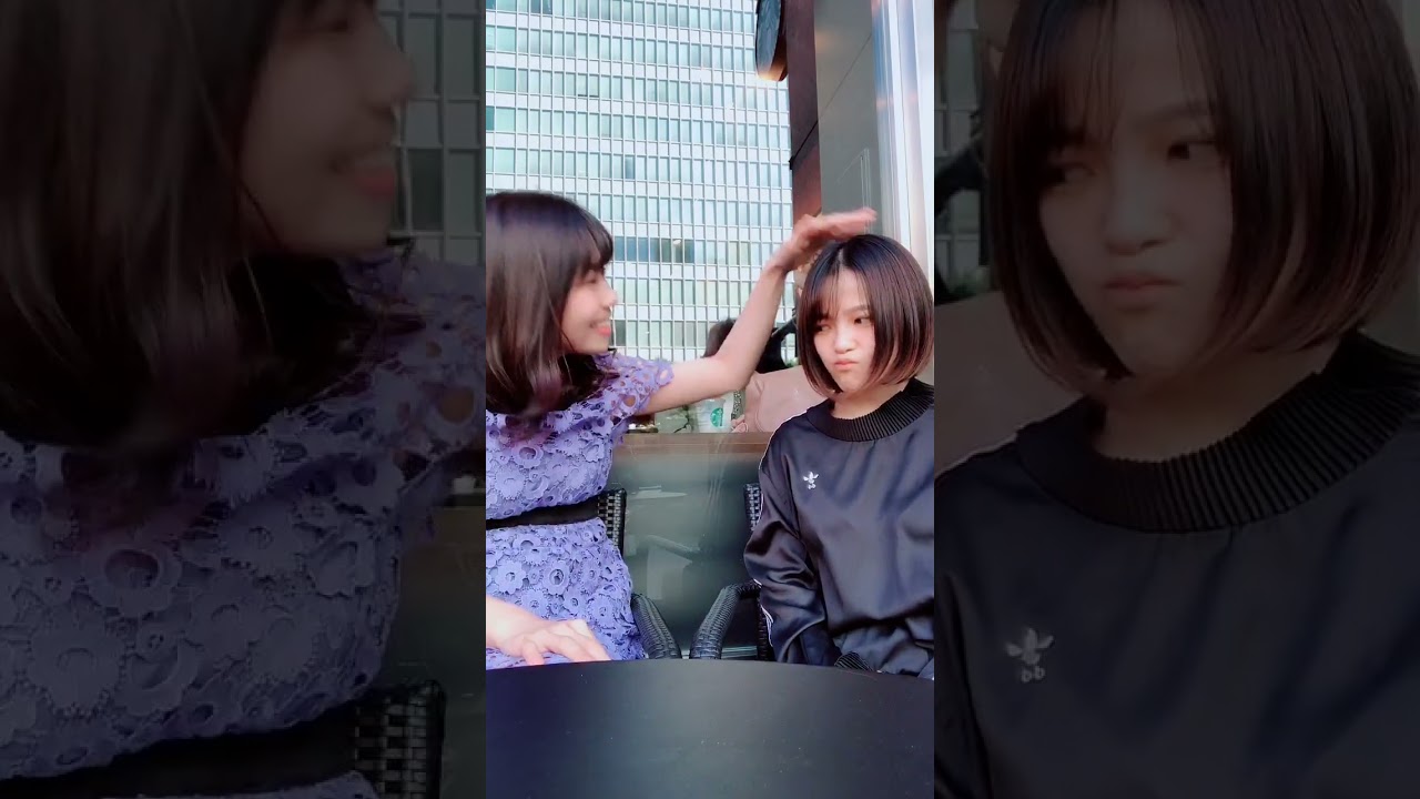 TikTok 天木じゅん |ふみにゃんの優しいお姉ちゃん感がたまらない。#あっちいってって #あっちいって @鈴木ふみ奈#shorts