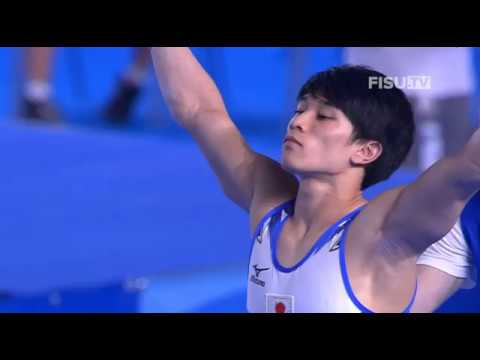 20190707ユニバーシアード鉄棒決勝 谷川航